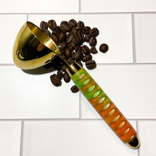 Load image into Gallery viewer, Coffee Scoop - 2 TBS Gold Titanium - Harlequin