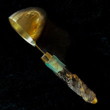 Load image into Gallery viewer, Coffee Scoop - 2 TBS Gold Titanium - Maple &amp; Green