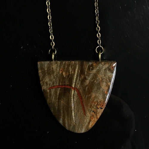 Pendant - Middle Earth - Embedded Lines