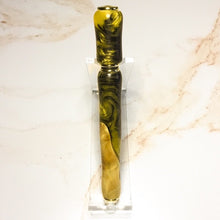 Load image into Gallery viewer, Perfume Applicator - Buckeye Burl &amp; Yellow Resin