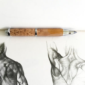 Pencil - Sketch Chrome - Cherry Burl