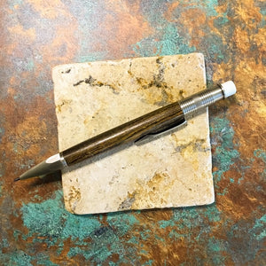 Pencil - Mechanical - Antique Pewter - Bocote Wood